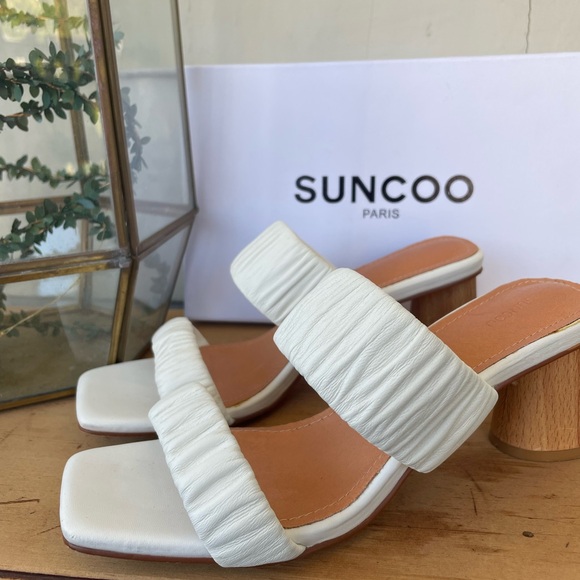 SUNCOO White Sandals Chaussures Honora Sandal 38 - Picture 13 of 13